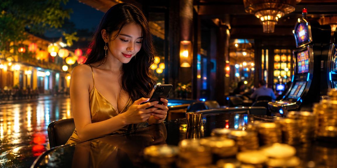 Khách du lịch tại Hội An trải nghiệm casino trực tuyến trên điện thoại qua 982